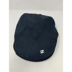 ZAMBONI M/L Black Z Cap 7 5/8" ZAMBONI M/L SNAP PEAK NEWSBOY CAP Z LOGO